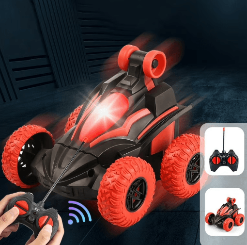 Little Sips Red Stunt Remote Control Car ā Flips & Rolls | Kids RC Stunt Car