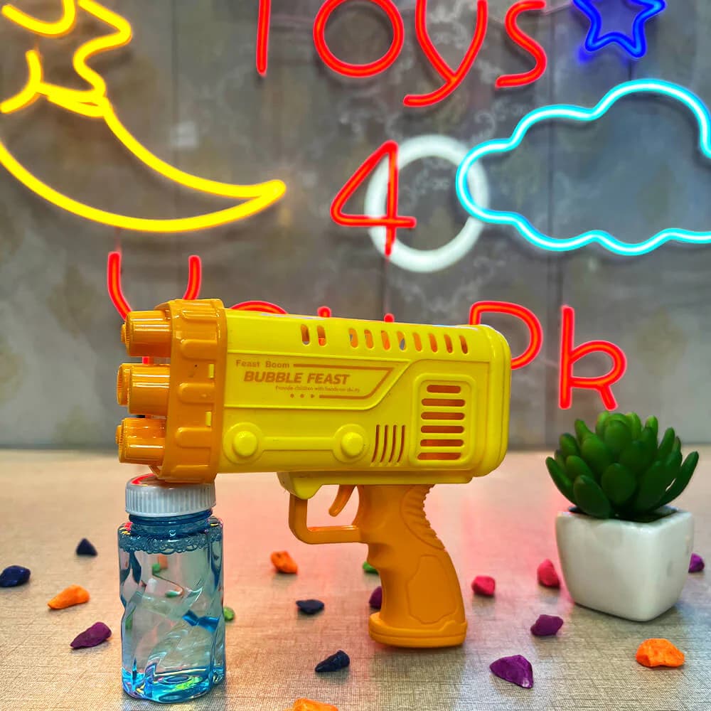 Small Orange STFANGDING Bubble Gun
